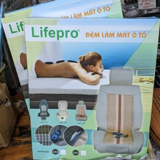 ĐỆM GHẾ LÀM MÁT VÀ MASSAGE Ô TÔ